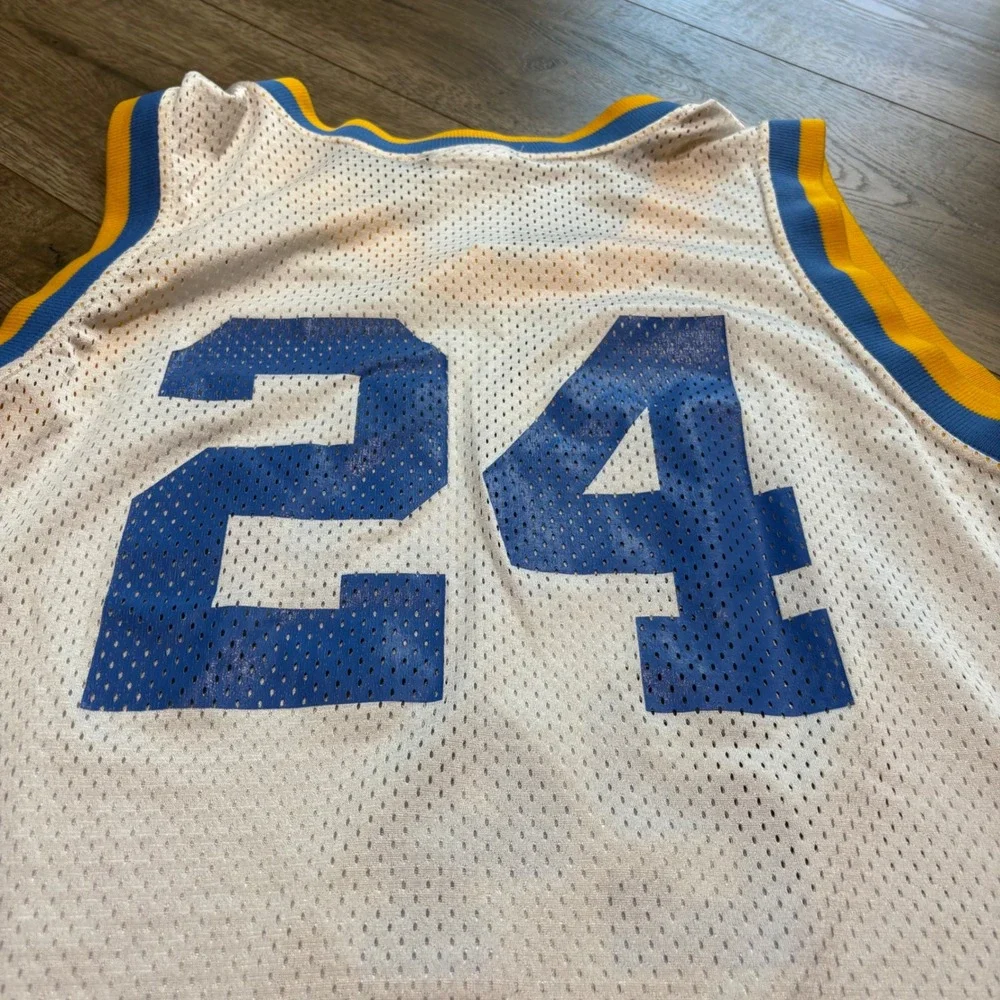 Adidas UCLA Basketball Jersey Mens Large White #24 Bruins Vintage USA Jaquez‎ Jr